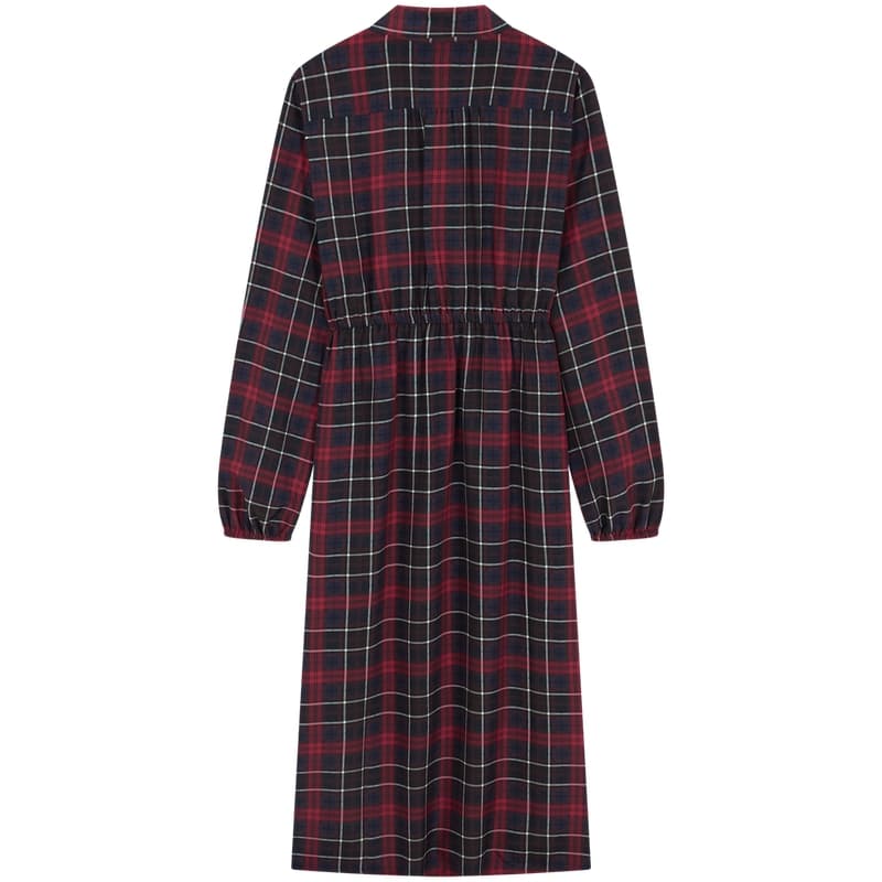 Платье Tommy Hilfiger Длинное платье с длинными рукавами для женщин - изображение 2