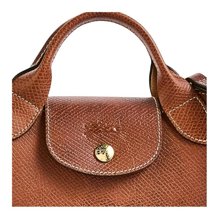 Сумка LONGCHAMP Сумка из коровьей кожи сумка-тоут сумка через плечо сумка для покупок мини-версия женская коричневая - изображение 4