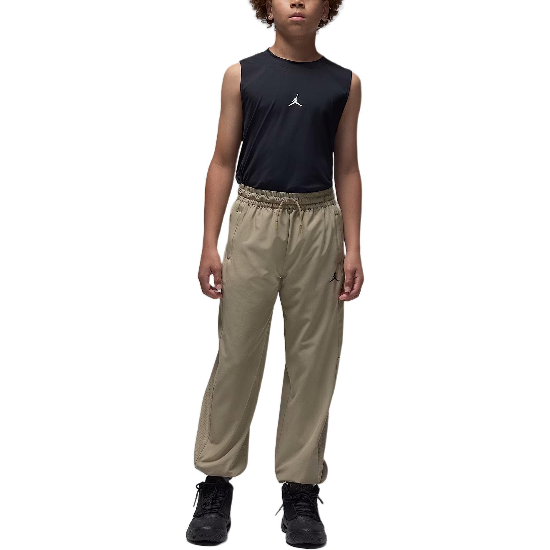 Jordan Jumpman Medium Khaki Школьные Брюки - изображение 1