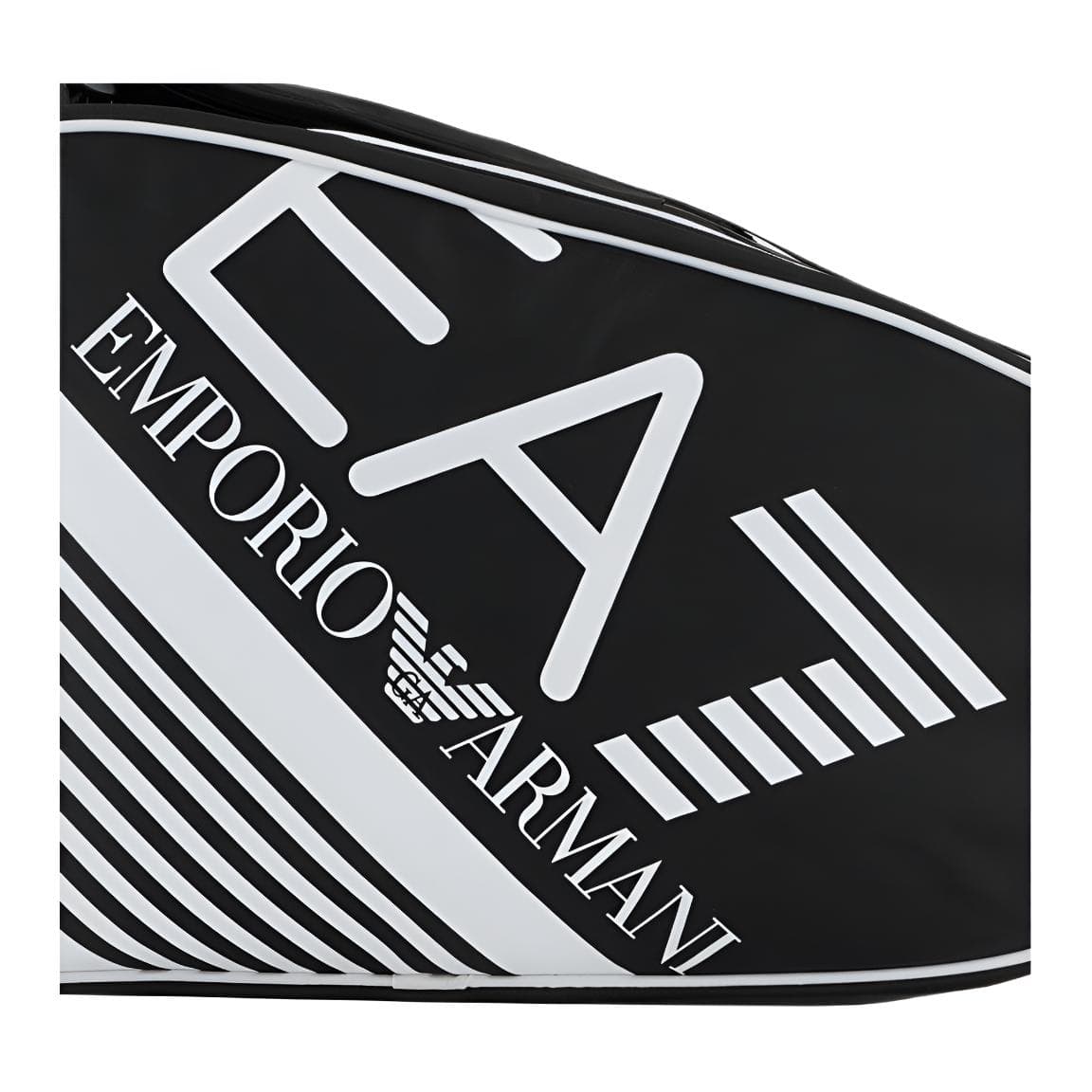 Спортивная сумка EMPORIO ARMANI EA7 Полиэстер Полиэстерный Рюкзак Унисекс Белый и Черный - изображение 4