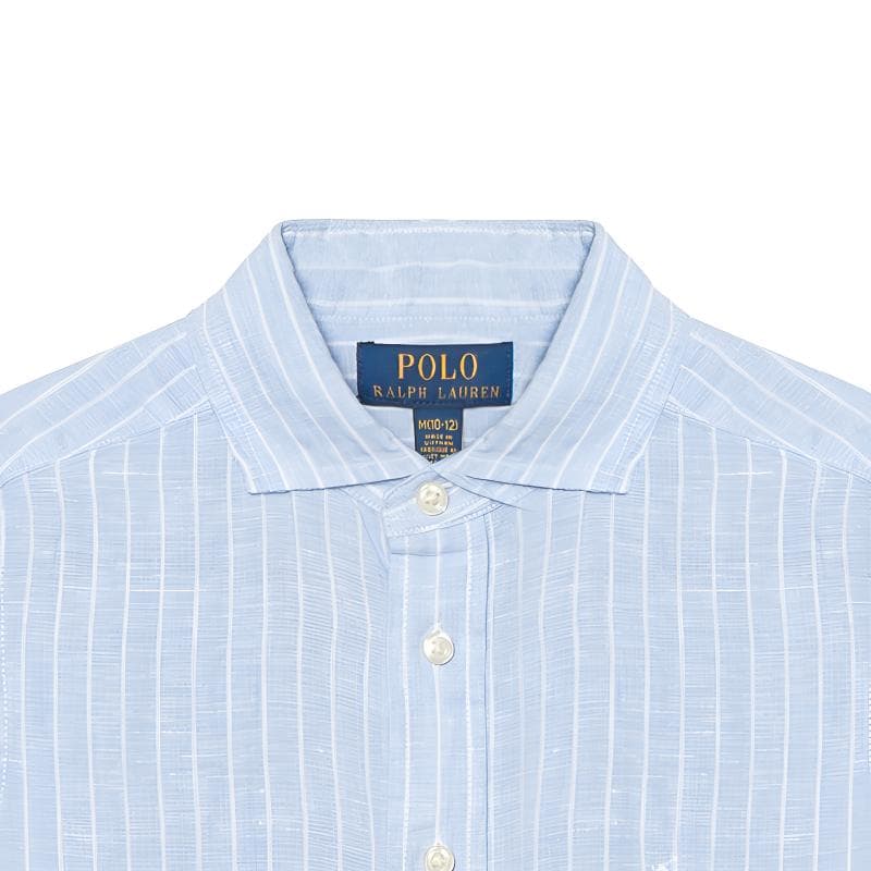 Polo Ralph Lauren Рубашка SS25 Синий Детский - изображение 4