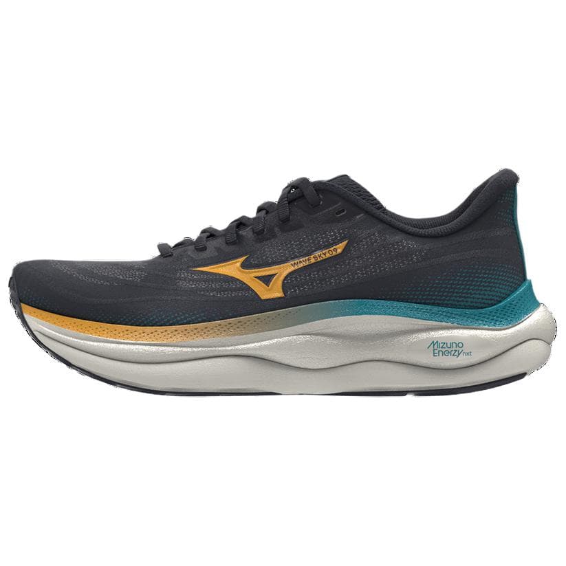 Кроссовки для бега Mizuno WAVE SKY 9 Классический и универсальный Дышащий Low Топ Беговые кроссовки Мужской Синий - изображение 1