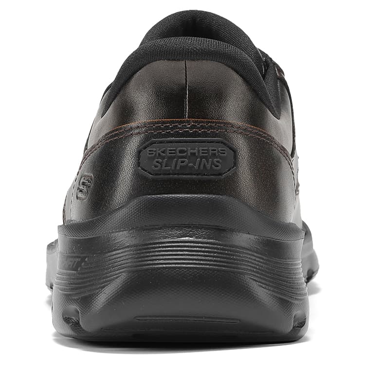 Skechers Arch Fit Устойчивый к истиранию Низкий топ Повседневная обувь Мужская Темно-коричневый - изображение 4