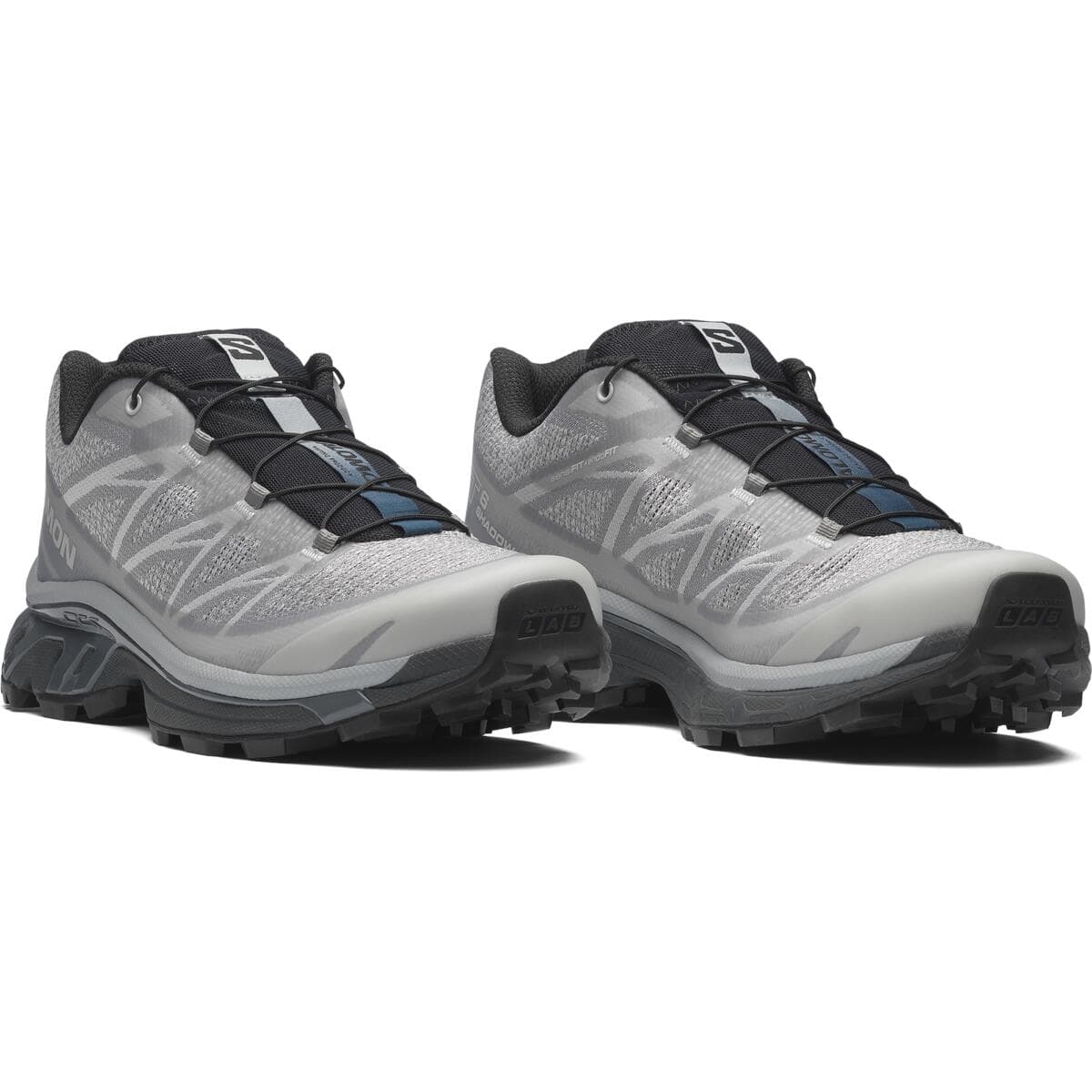 Кроссовки Salomon XT 6 Shadow Дышащая Поддержка Низкий Верх Уличная Обувь Унисекс Roland Серый - изображение 6