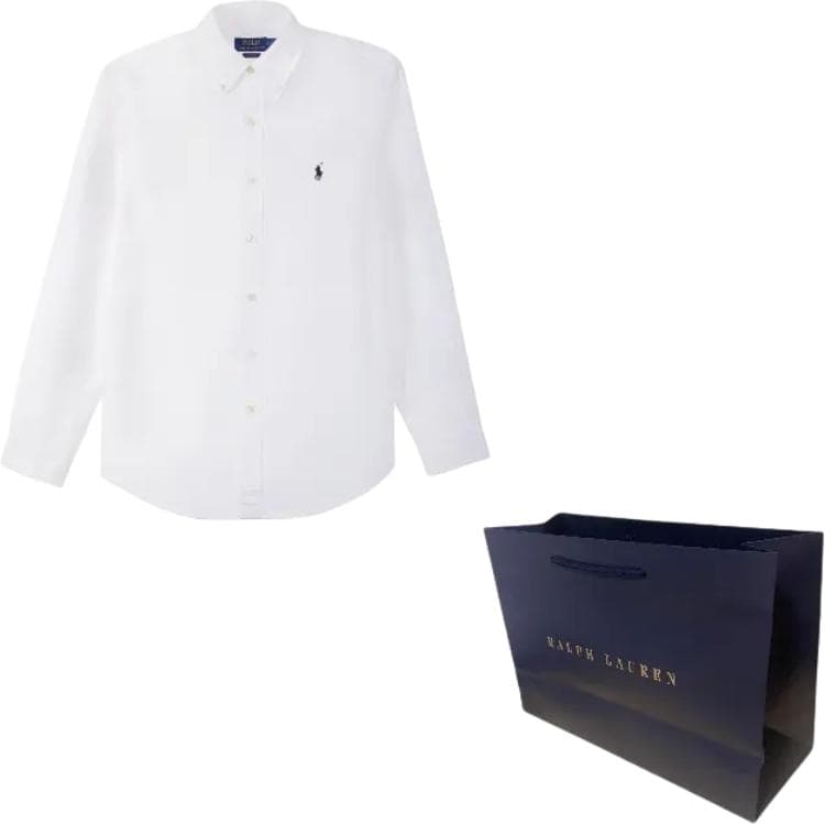 Рубашка Polo Ralph Lauren Oxford Shirt White - изображение 7