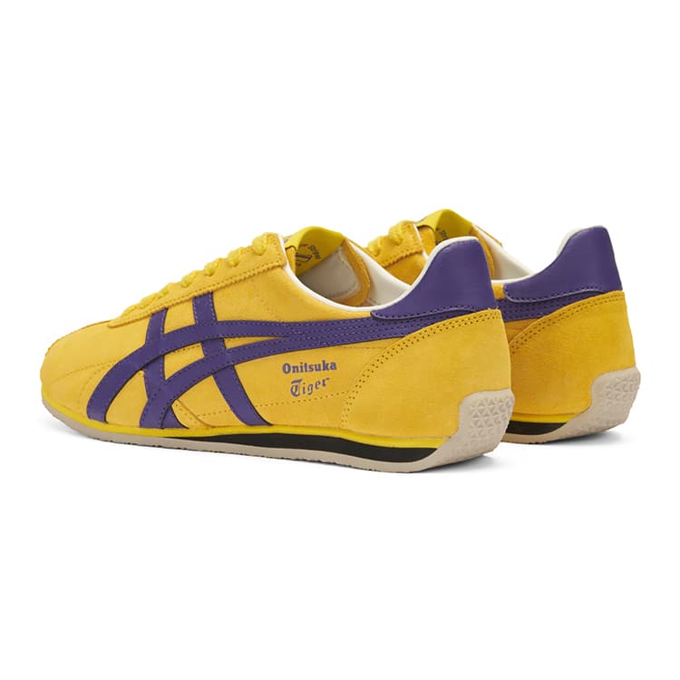 Кроссовки Onitsuka Tiger Runspark Устойчивая к истиранию Низкая Повседневная Обувь Унисекс Желтая - изображение 4