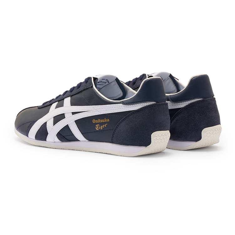 Кроссовки Onitsuka Tiger Runspark Устойчивый к истиранию Низкий топ Повседневная обувь Унисекс Темно-синий - изображение 4