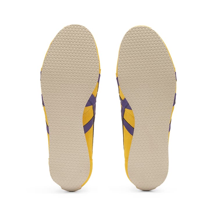 Кроссовки Onitsuka Tiger Runspark Устойчивая к истиранию Низкая Повседневная Обувь Унисекс Желтая - изображение 6