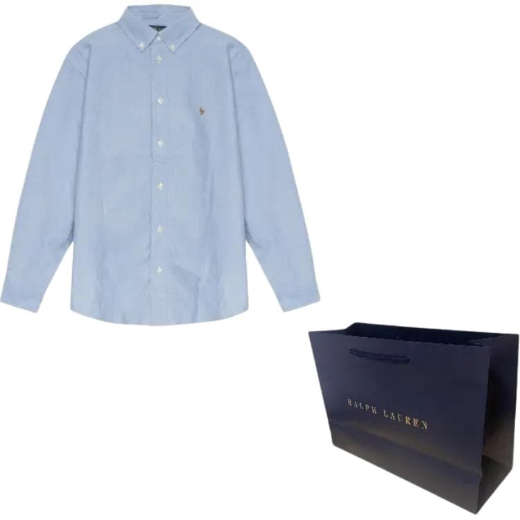 Polo Ralph Lauren Рубашка Синий Детский - изображение 9