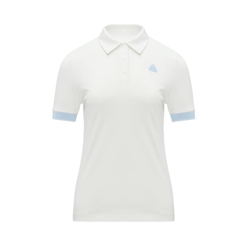 LI NING 1990 Golf Collection Короткий Sleeved Поло Женские Стандартный белый - изображение 1
