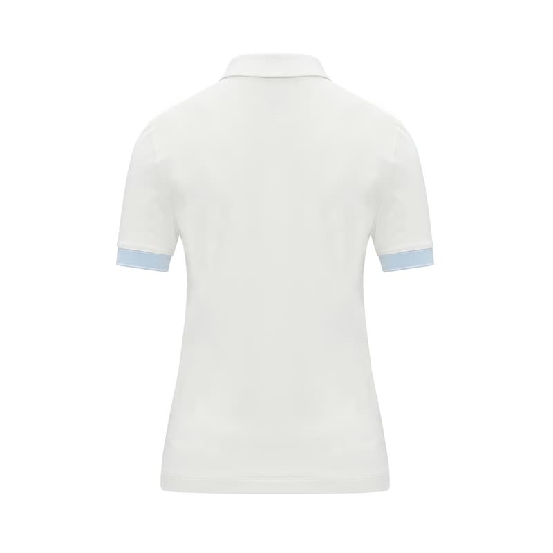 LI NING 1990 Golf Collection Короткий Sleeved Поло Женские Стандартный белый - изображение 2