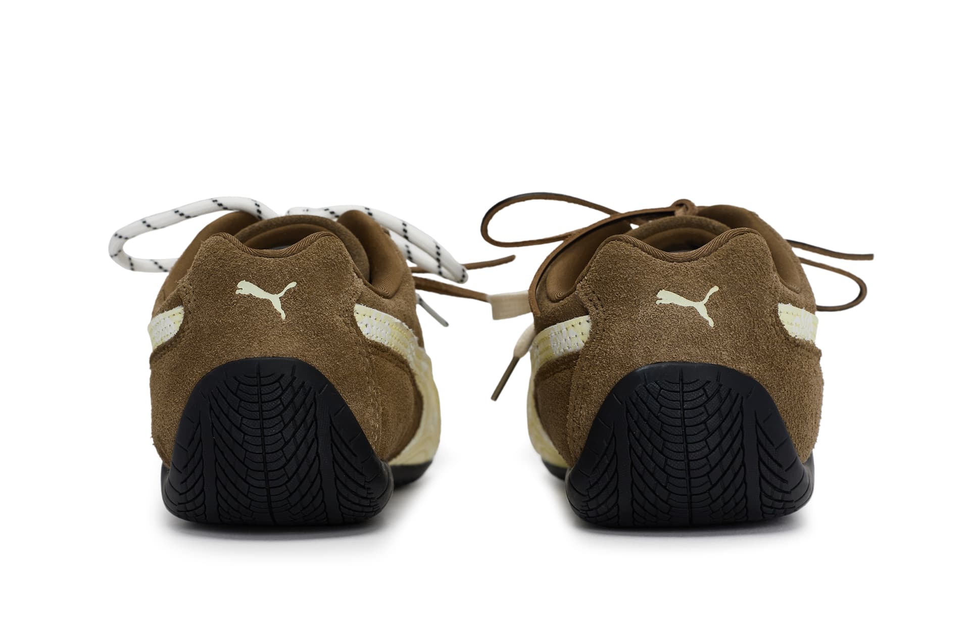 Кроссовки PUMA Speedcat White Yellow Brown - изображение 5