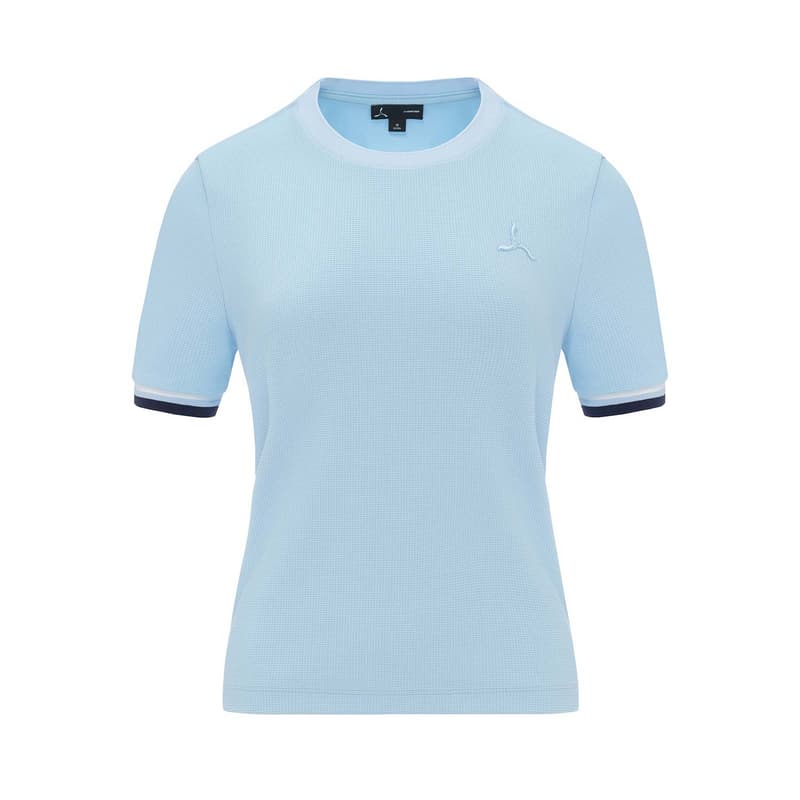 Футболка LI NING 1990 Classic Collection Короткий рукав T-рубашка Женская Ледниково-синий - изображение 1