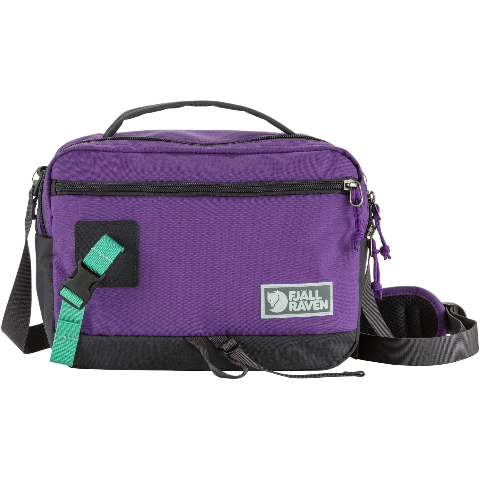 Fjallraven Vardag 6L Сумка через плечо для активного отдыха сумка из нейлона фиолетовая и угольно-черная унисекс - изображение 1