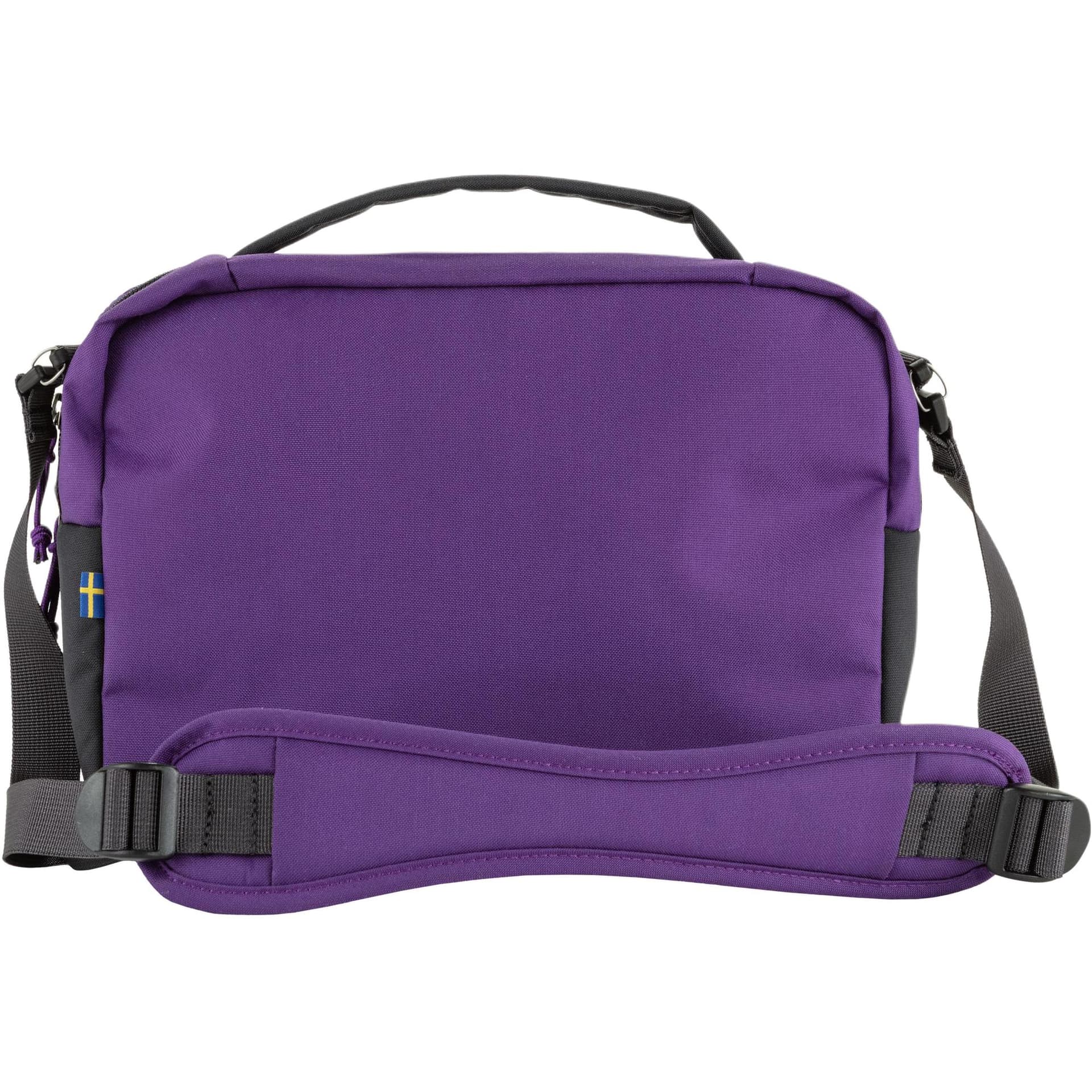 Fjallraven Vardag 6L Сумка через плечо для активного отдыха сумка из нейлона фиолетовая и угольно-черная унисекс - изображение 3
