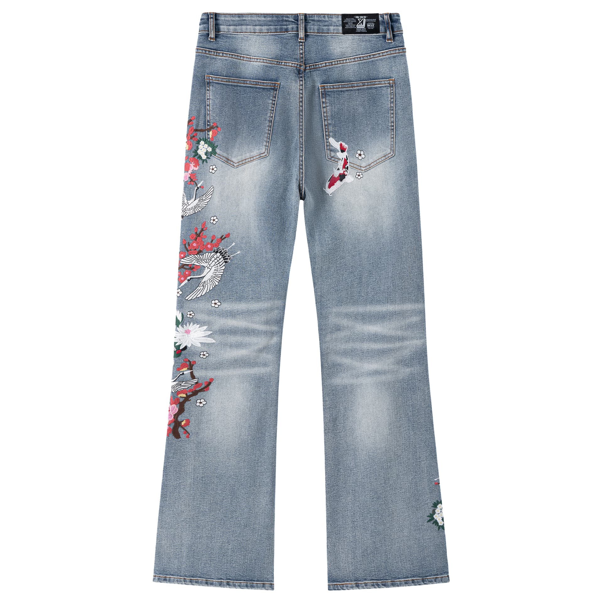 Джинсы XINYINSU Blue Women's Jeans XINYINSU Синий Женские Джинсы - изображение 2
