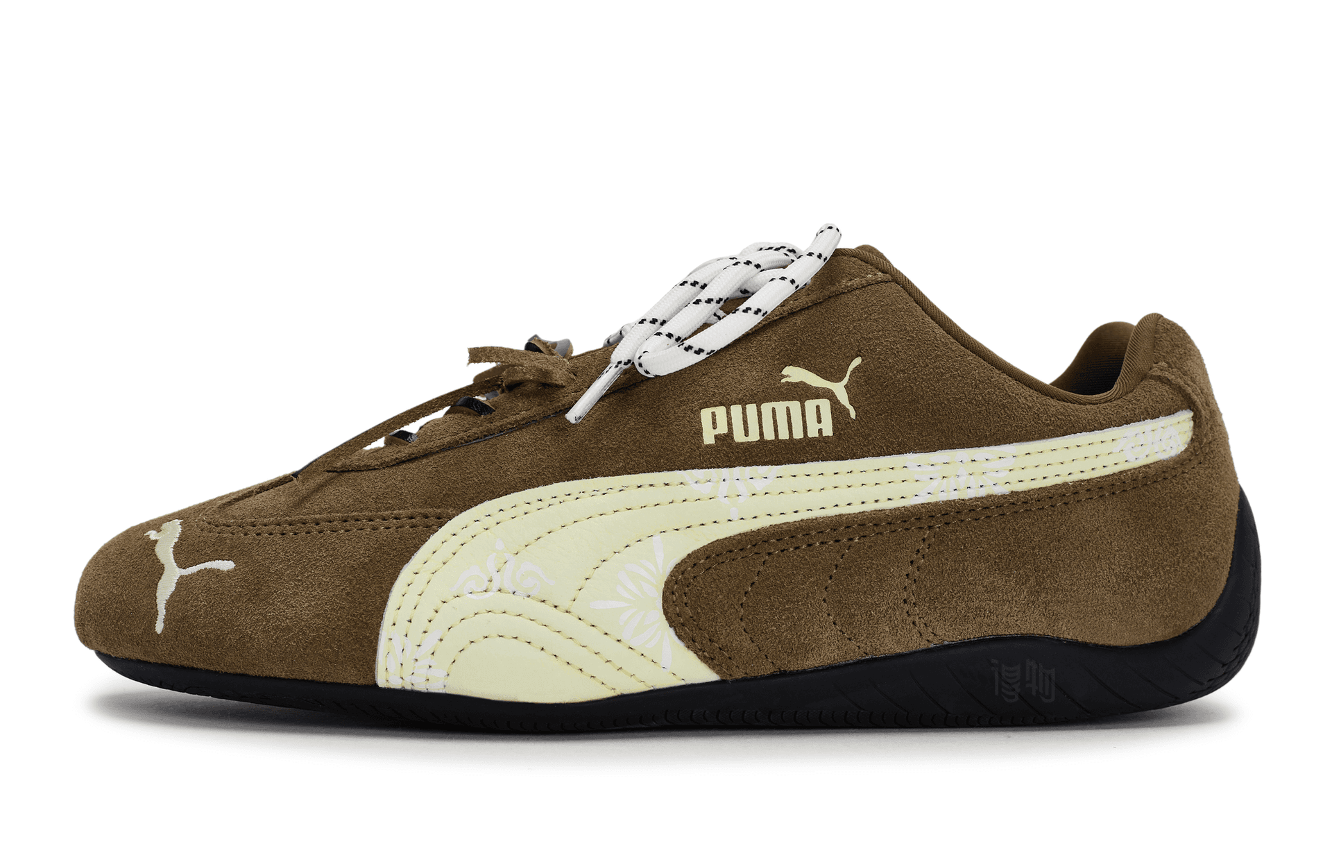 Кроссовки PUMA Speedcat White Yellow Brown - изображение 2