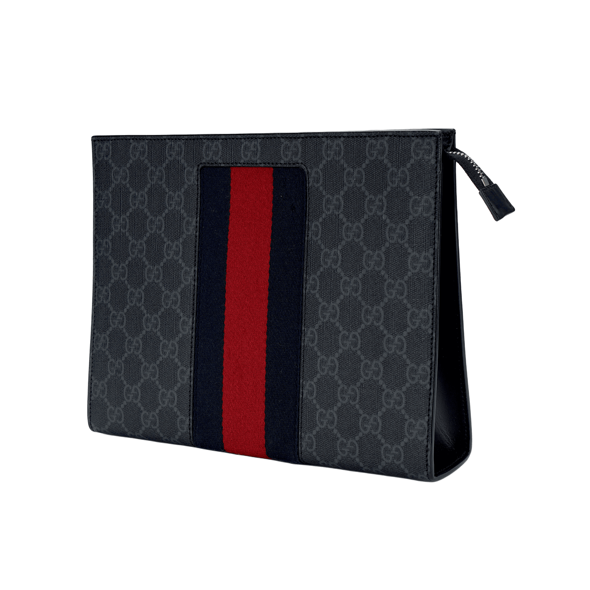 Сумка Gucci Canvas Clutch Black Grey - изображение 2