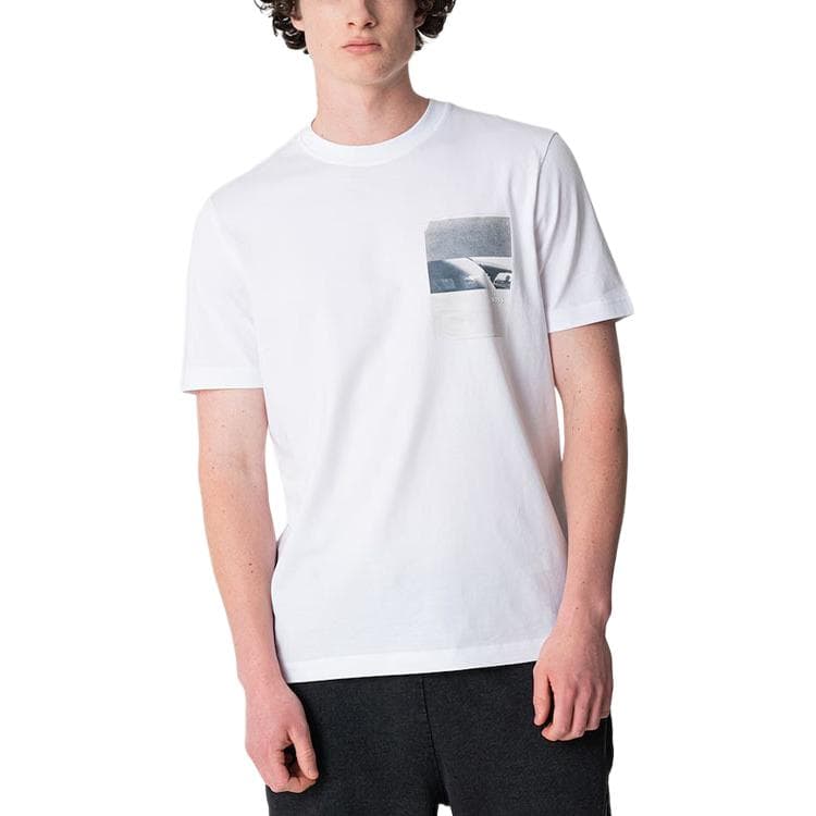 Футболка Hugo Boss Bright White Мужские T-рубашки - изображение 1