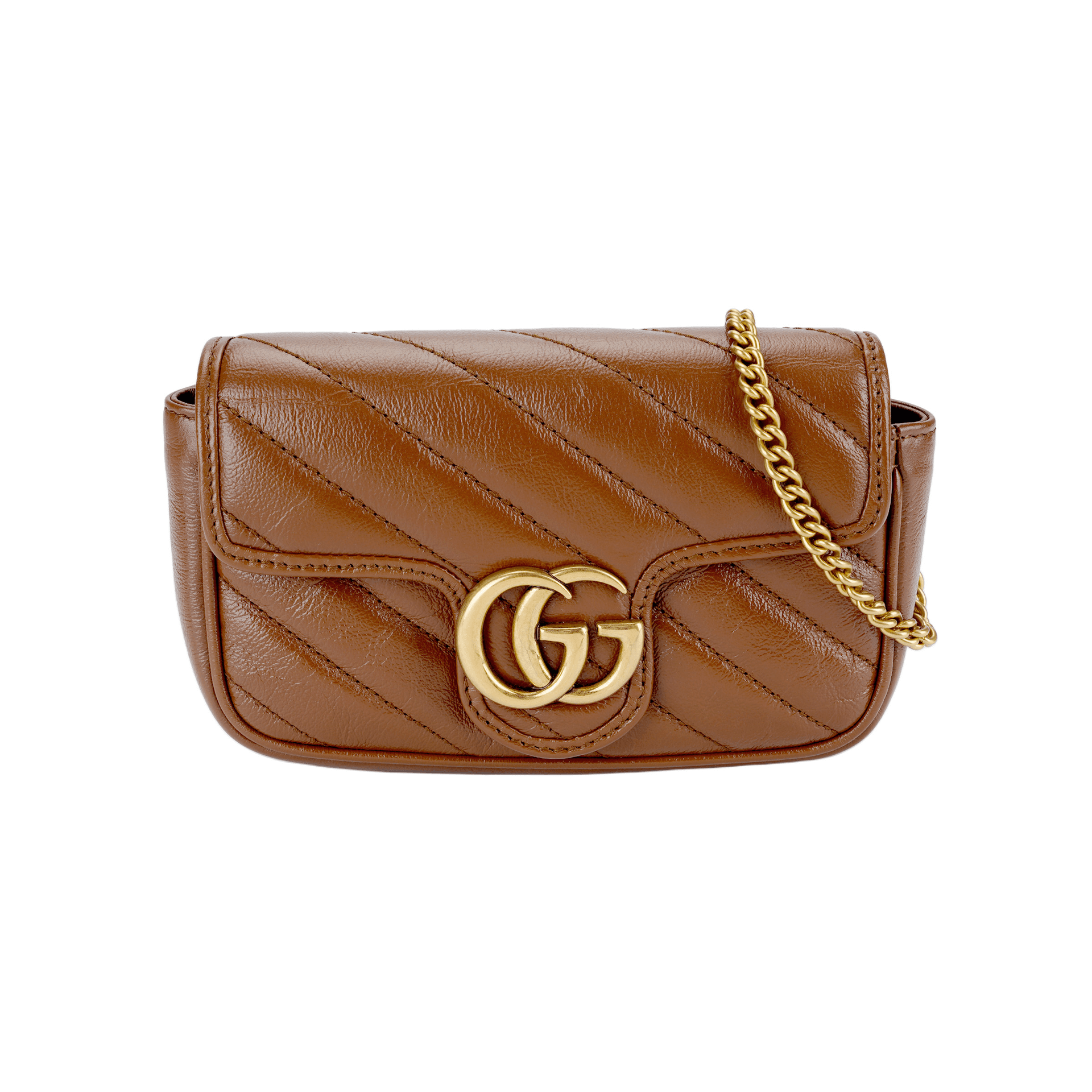 Сумка через плечо Gucci GG Marmont Brown - изображение 1