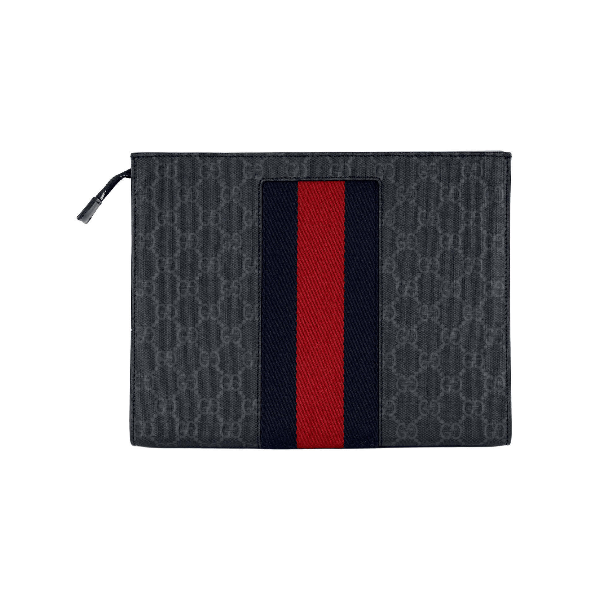Сумка Gucci Canvas Clutch Black Grey - изображение 3