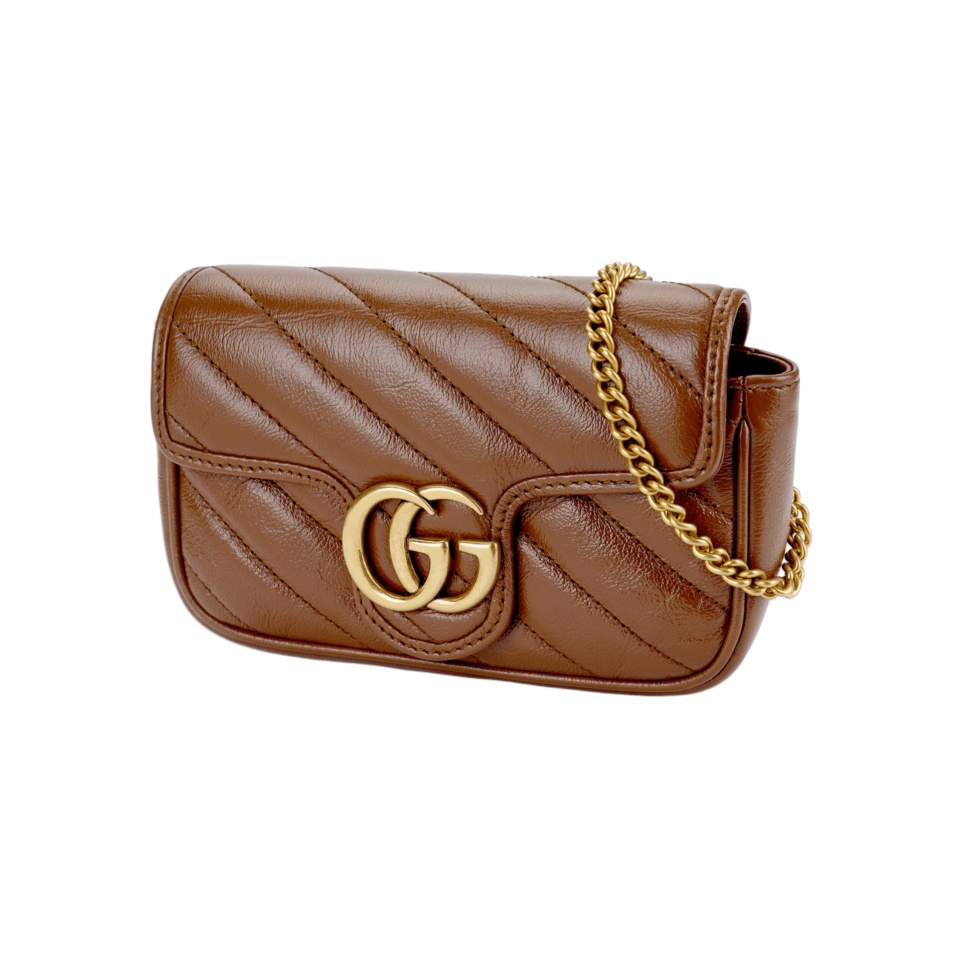 Сумка через плечо Gucci GG Marmont Brown - изображение 2