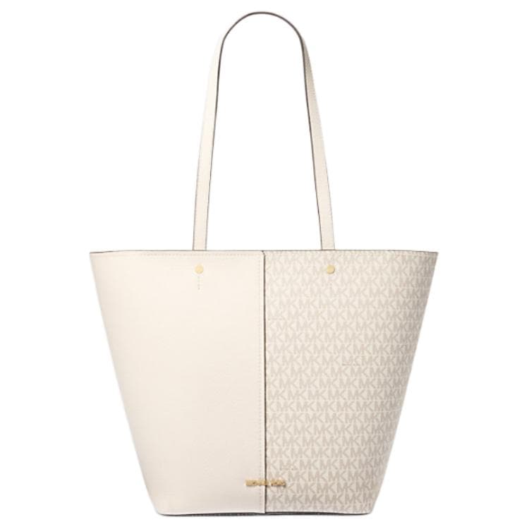 Мини-сумка MICHAEL KORS Flora Искусственная кожа Сумка через плечо Большая Женская Кремово-белая - изображение 1