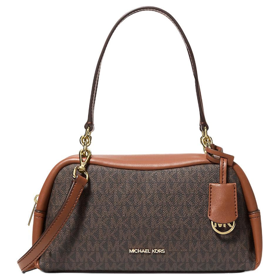 Мини-сумка MICHAEL KORS Cecily Искусственная кожа Плечевая сумка Маленькая Женская Коричневая - изображение 1