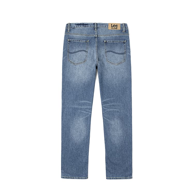 Штаны Lee совместный бренд модель Medium Blue Мужские Джинсы - изображение 2