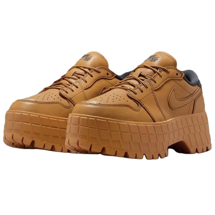 Кроссовки Jordan Air Jordan 1 Low Топ Повседневная обувь Женская Коричневая Черная - изображение 3