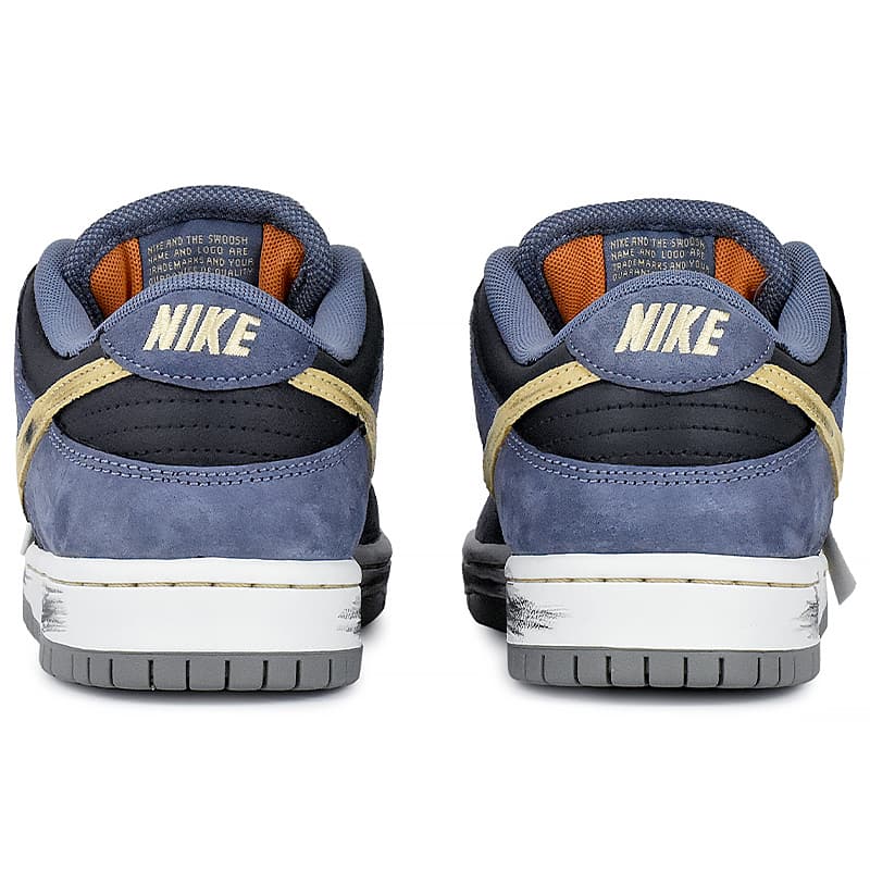 Кроссовки Nike Dunk SB Blue Gold Dream — фото 5