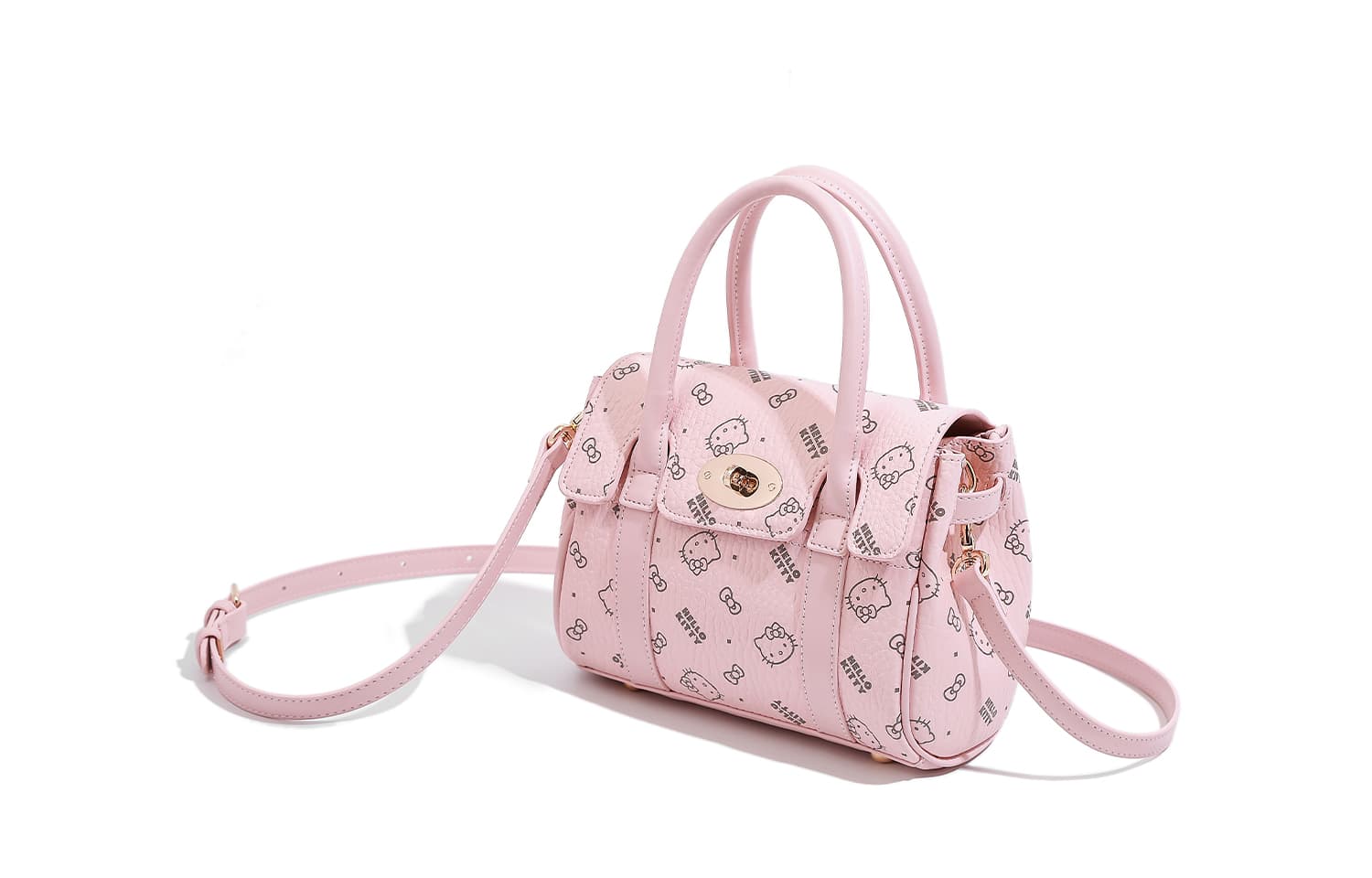 Сумка Sanrio Hello Kitty PU (полиуретан) Сумка Стандартная Женская Розовая - изображение 4
