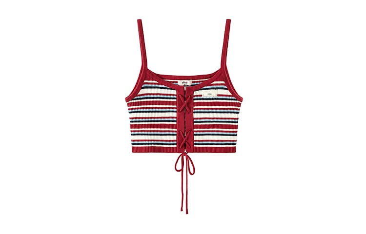 CHUU Red Stripes Women's Vest CHUU Красные Полосы Женские Жилеты - изображение 1