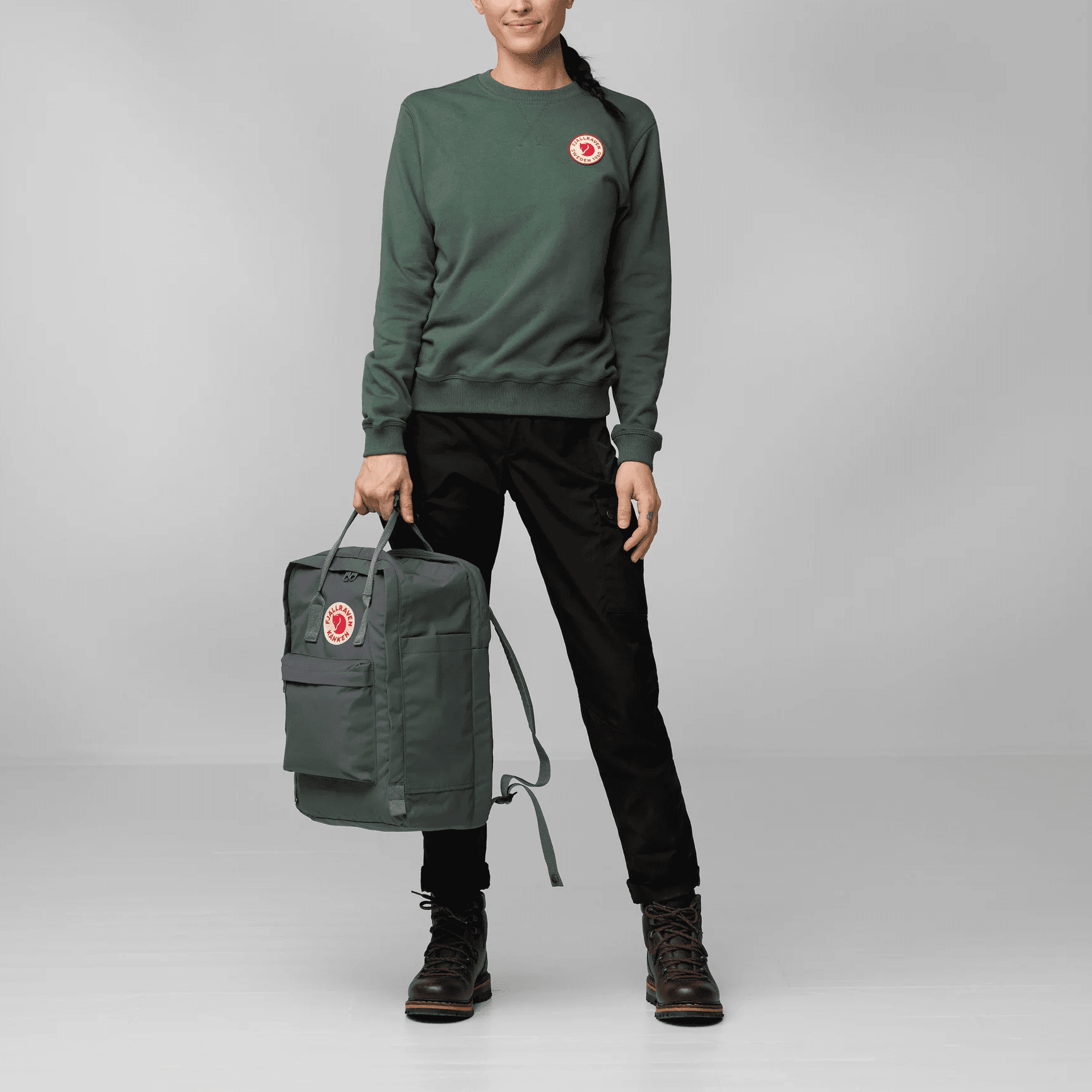 Fjallraven Kanken Туристические сумки Серый Унисекс - изображение 5