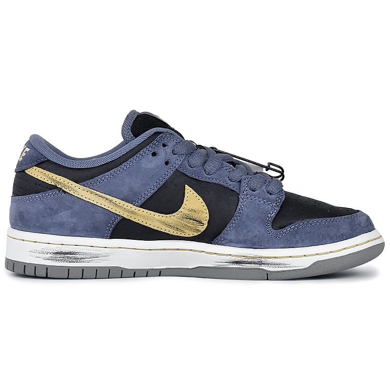 Кроссовки Nike Dunk SB Blue Gold Dream — фото 3