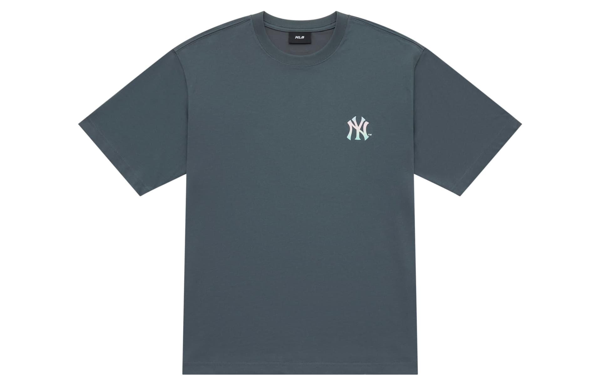 Футболка MLB New York Yankees Basic Collection SS25 T-Shirt Унисекс Темно-Серый - изображение 2