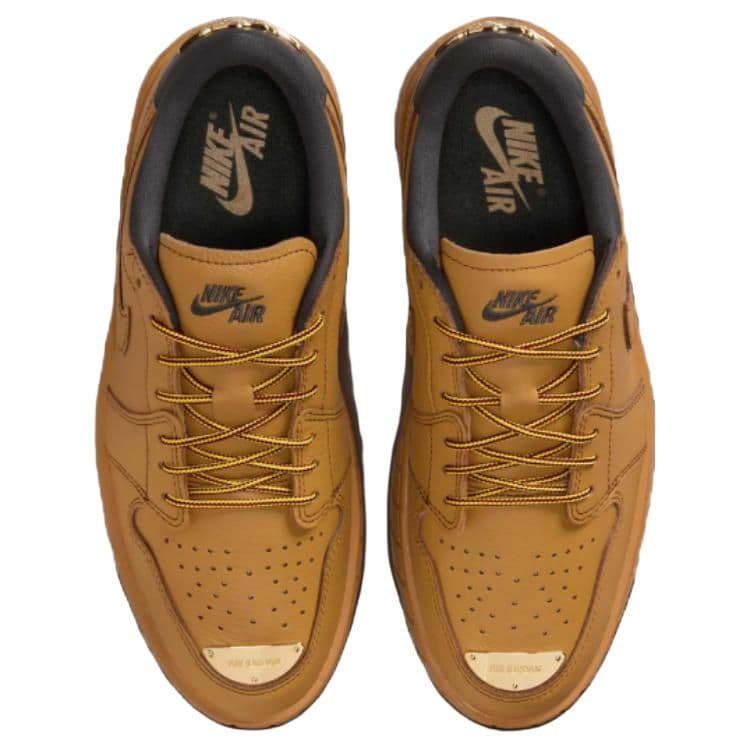 Кроссовки Jordan Air Jordan 1 Low Топ Повседневная обувь Женская Коричневая Черная - изображение 5
