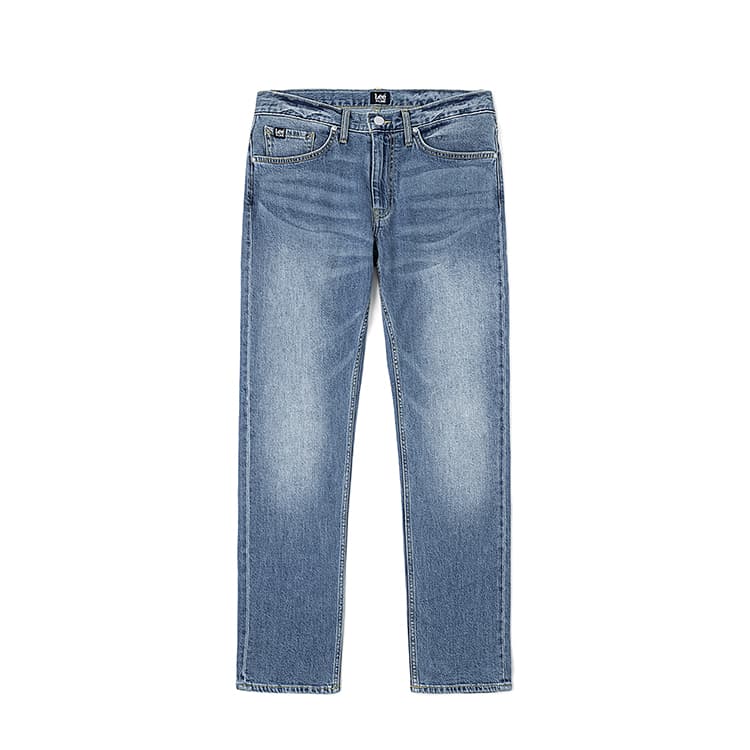 Штаны Lee совместный бренд модель Medium Blue Мужские Джинсы - изображение 1
