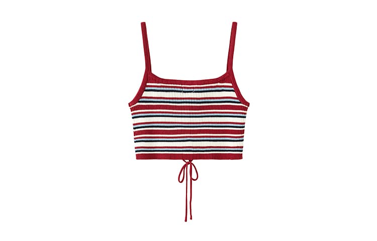 CHUU Red Stripes Women's Vest CHUU Красные Полосы Женские Жилеты - изображение 2