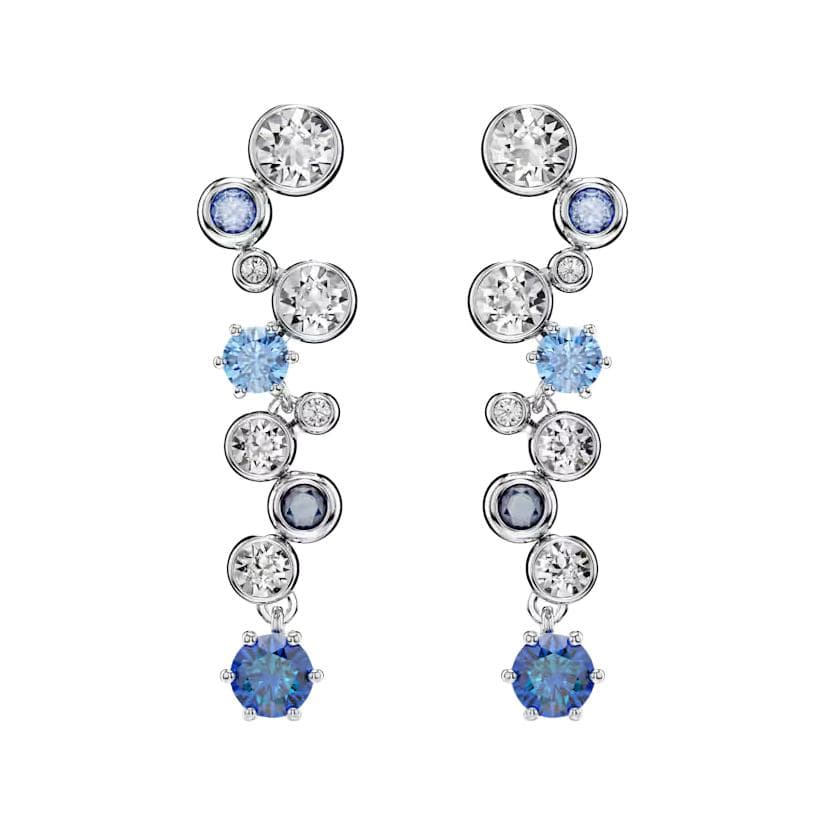 Серьги Серьги Swarovski Crystal Женские Синие - изображение 1