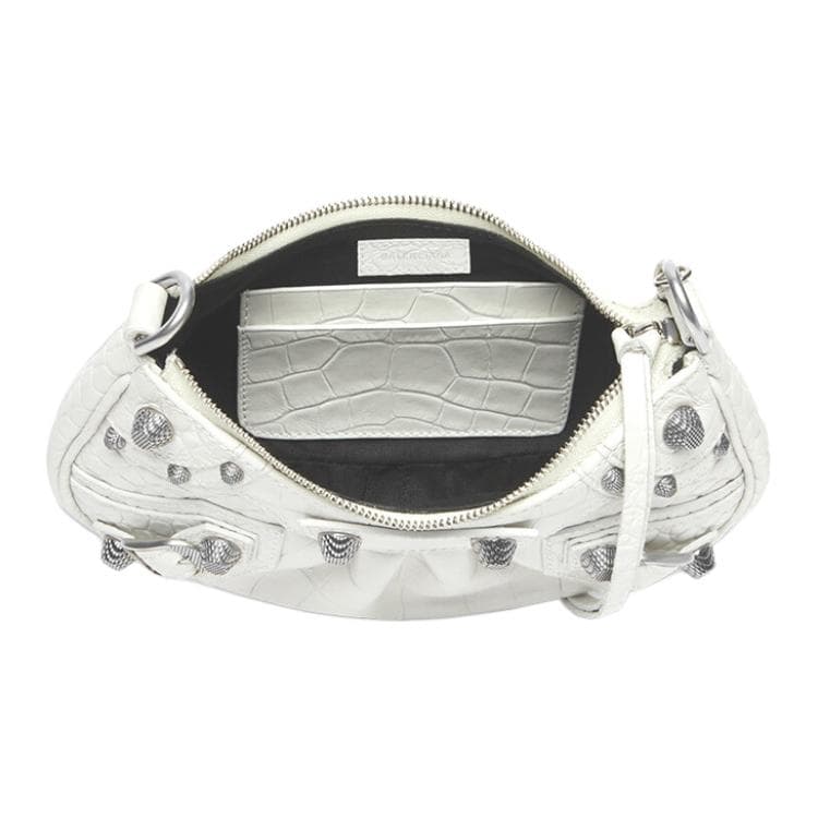 Мини-сумка Balenciaga Le Cagole Mini White - изображение 5