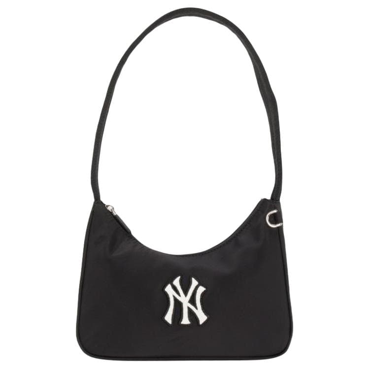 Мини-сумка MLB New York Yankees Полиамид Плечевая сумка Стандартная Женская Черная - изображение 1