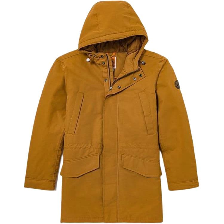 Зимняя куртка пуховик Timberland Hooded Puffer Jacket Wheat - изображение 1