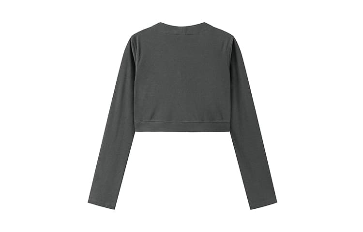 CHUU Carbon Gray Женское короткое пальто - изображение 2