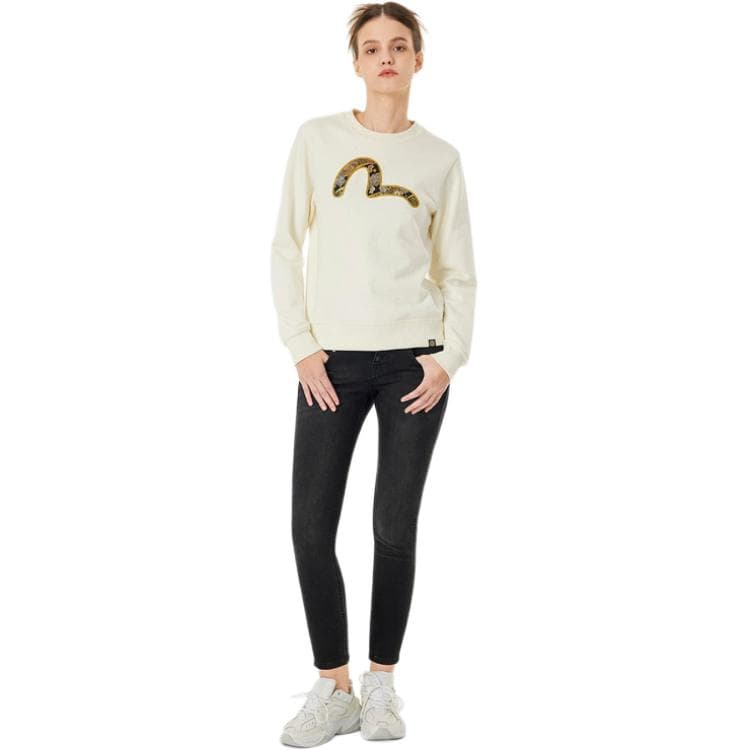 Джинсы EVISU Denim Черные Женские Джинсы - изображение 5