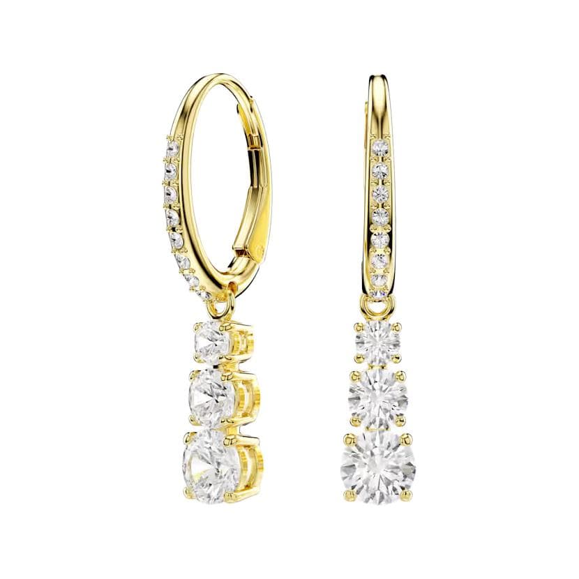 Серьги Серьги Swarovski с кубическим цирконием для женщин белые - изображение 2