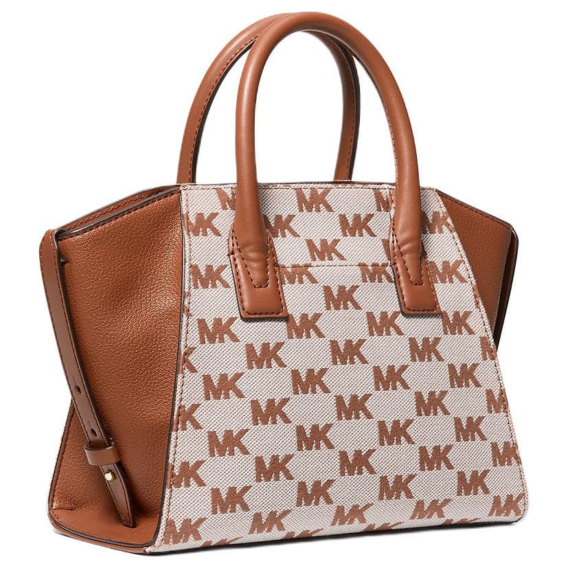 Сумка MICHAEL KORS Avril Хлопковый с полиэстером сумка маленькая женский коричневый - изображение 2