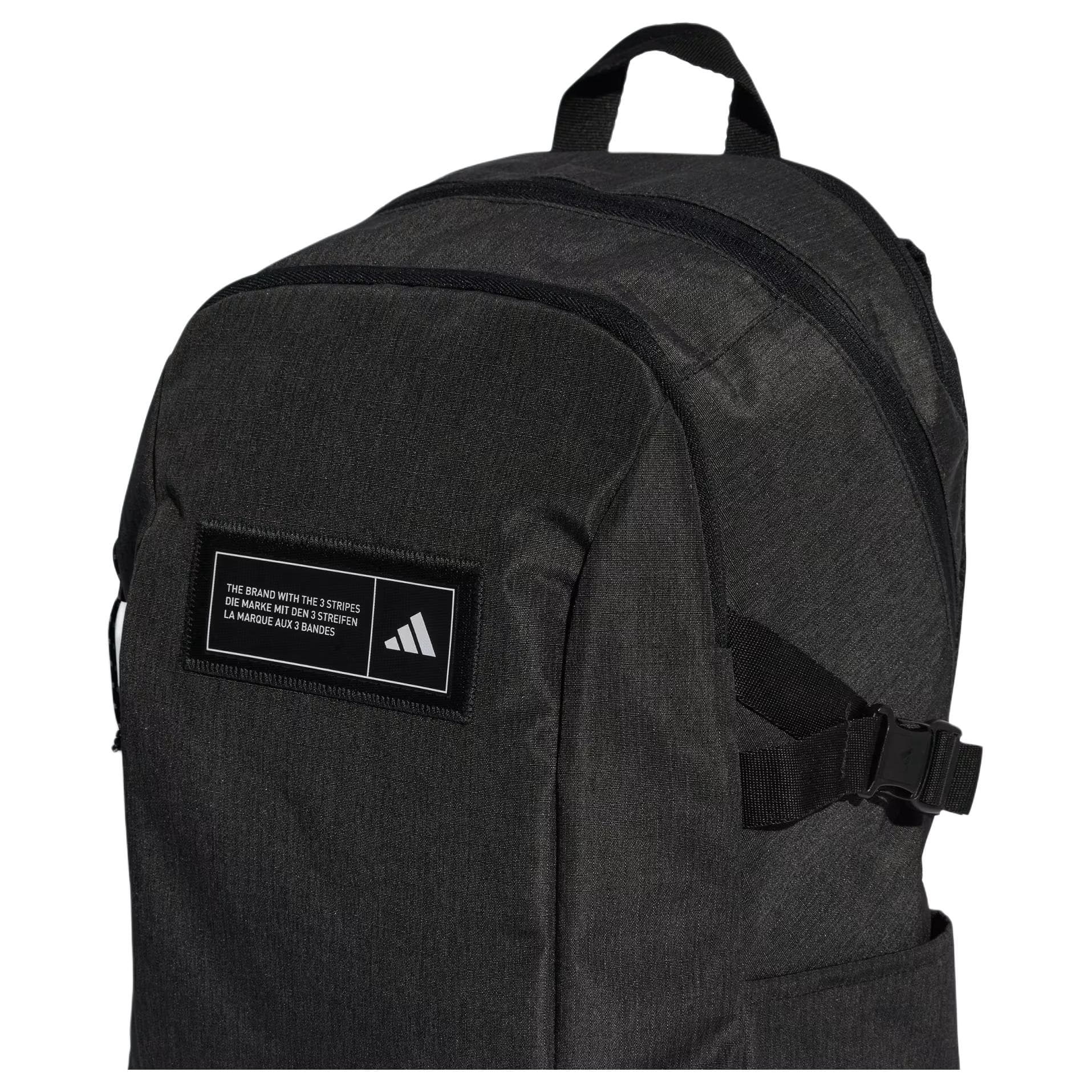 Рюкзак Adidas Пава Полиэстер Рюкзак Стандартный (Standard) Мужской Черный - изображение 5