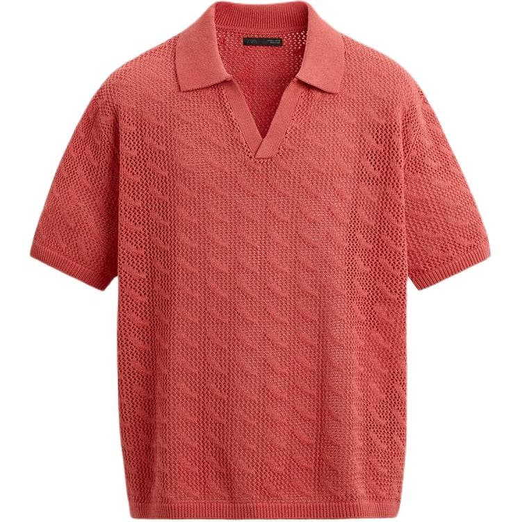 Поло ZARA Red Men's Polo - изображение 1