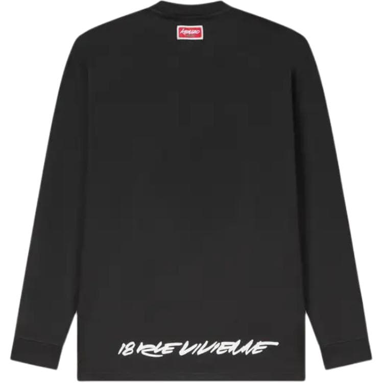 Футболка KENZO Мужские черные T-рубашки - изображение 2